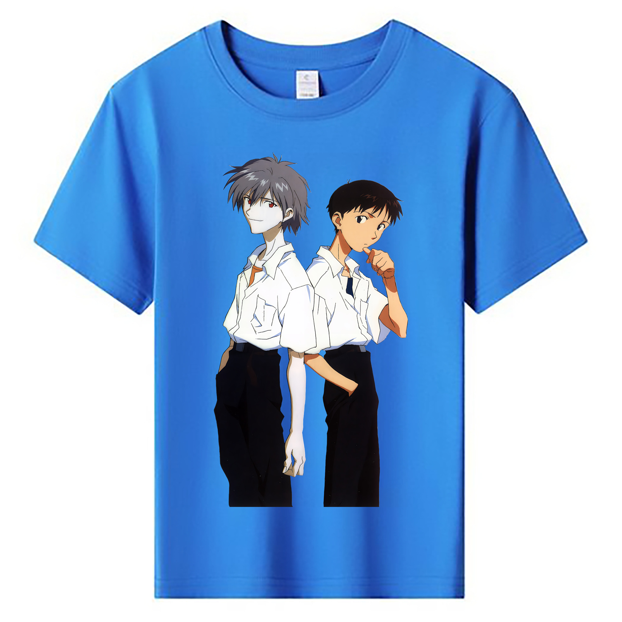 （画像用） EVA 新世紀エヴァンゲリオン 綿100％キッズTシャツ（フロントプリント）